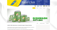 Desktop Screenshot of kiarahchemicals.co.za